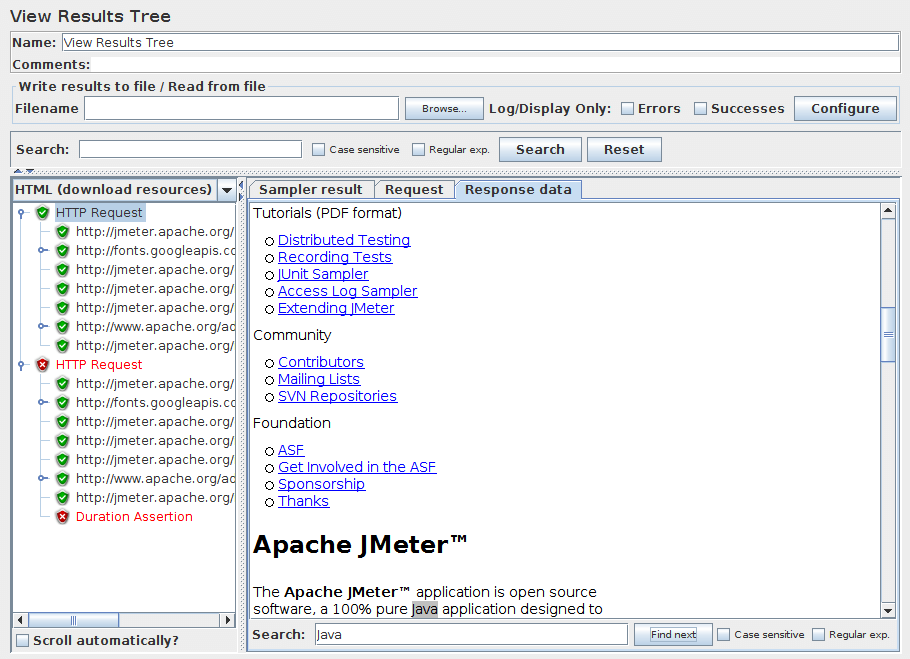 jmeter gui